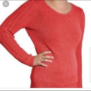 Rachel Zoe Karla Coral Knitted Sweater Size L